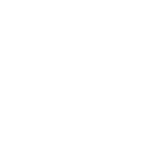 The Hair Removal Studio logo with minimalist hair follicle icon